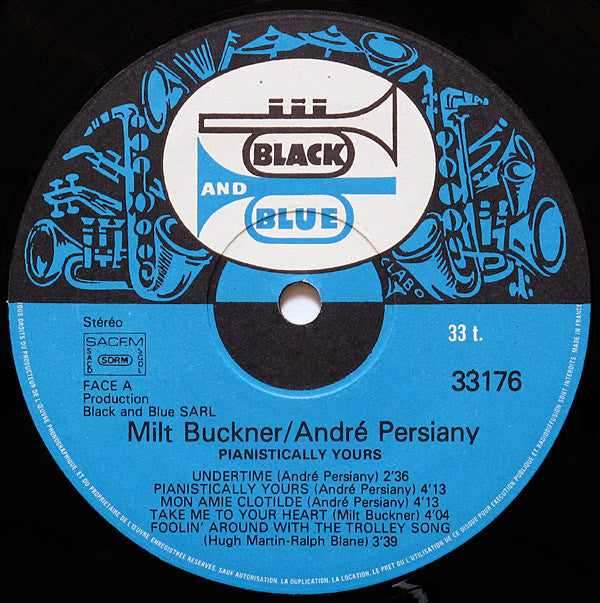 Milt Buckner / André Persiany : Pianistically Yours (LP, Album)