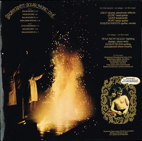 Grobschnitt : Solar Music - Live (LP, Album, Gat)