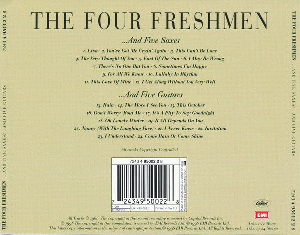 The Four Freshmen : ...And Five Saxes/...And Five Guitars (CD, Comp, RE, RM)