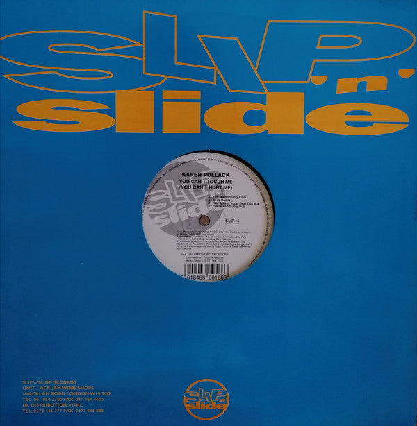 Karen Pollack* : You Can't Touch Me (12")