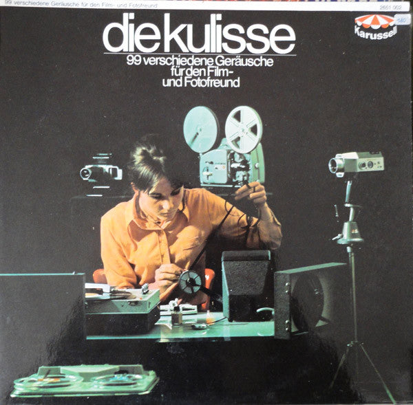 No Artist : Die Kulisse / 99 Verschiedene Geräusche Für Den Film- Und Fotofreund (2xLP)