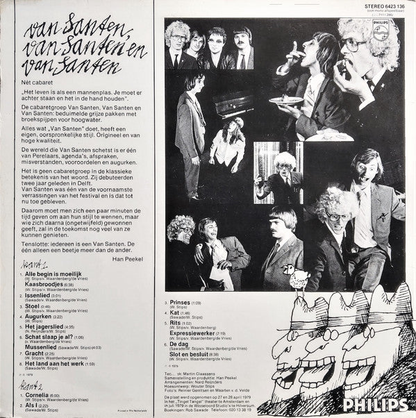 Van Santen, Van Santen En Van Santen : Net Cabaret (LP, Album)