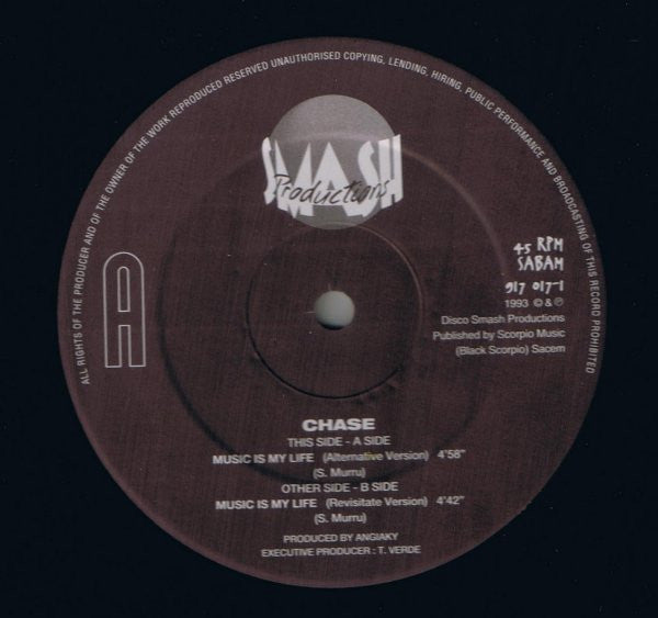 Chase : Music Is My Life (12")