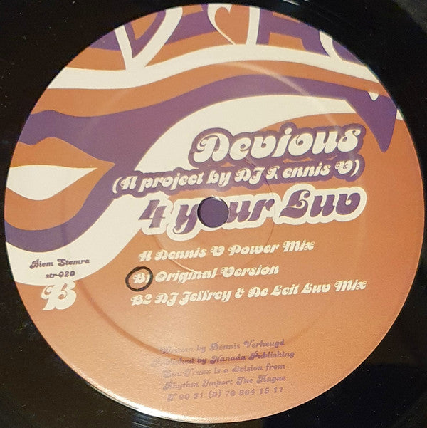 Devious : 4 Your Luv (12")
