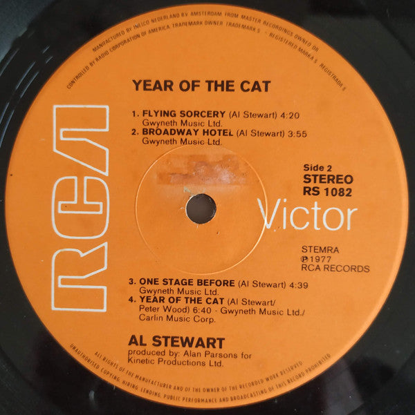 Al Stewart : Year Of The Cat (LP, Album, Gat)