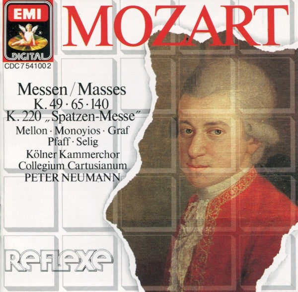 Wolfgang Amadeus Mozart, Peter Neumann (2) : Messen / Masses K. 49 • 65 • 140 • K. 220 "Spatzen-Messe" (CD, Album)