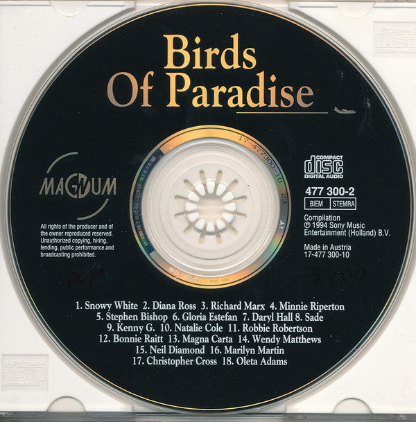 Various : Birds Of Paradise (CD, Comp)