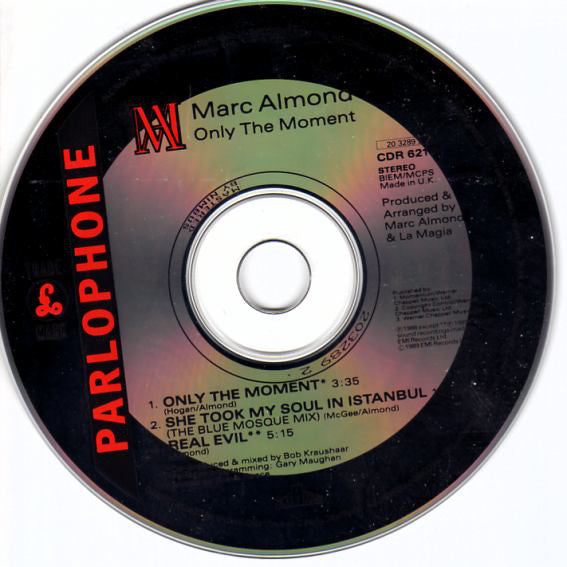 Marc Almond : Only The Moment (CD, Single)