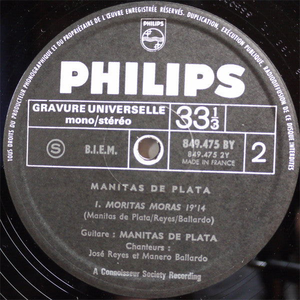 Manitas De Plata : N°2 "Aux Saintes-Maries De La Mer" (LP, Album)