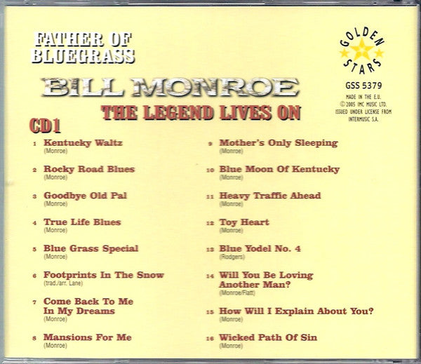 Bill Monroe : Father Of Bluegrass - The Legend Lives On (3xCD, Comp)
