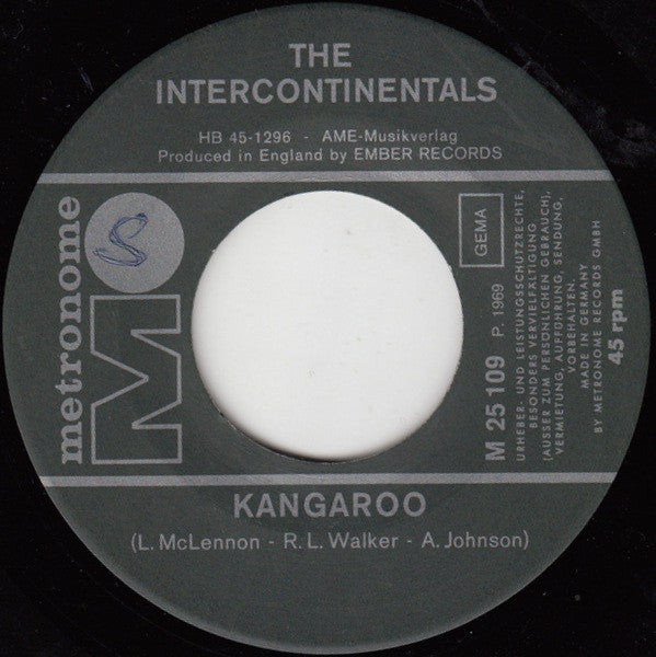 The Intercontinentals : Kangaroo / Turn Me On (7", Single)