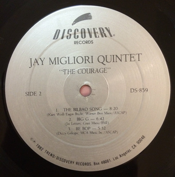 Jay Migliori : The Courage (LP, Album)