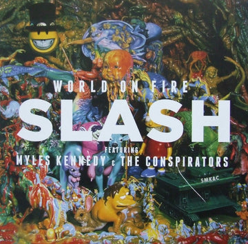 Slash (3) Featuring Myles Kennedy And The Conspirators : World On Fire (2xLP, Album)