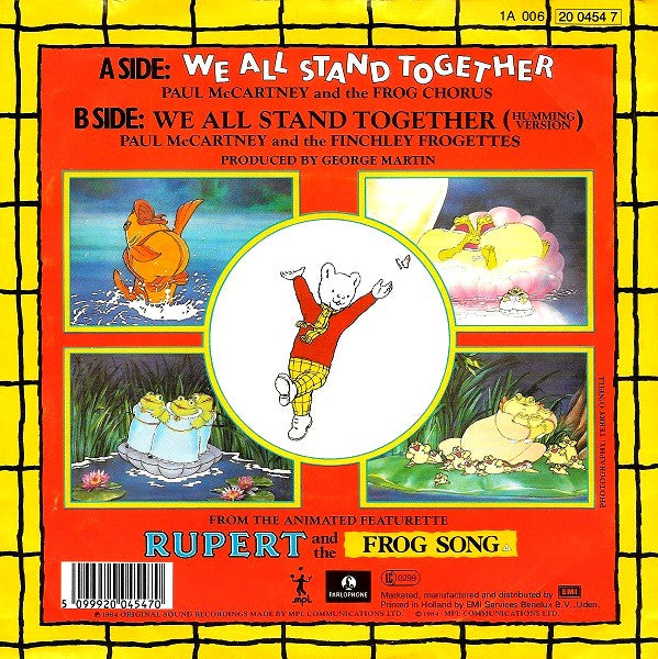 Paul McCartney And The Frog Chorus : We All Stand Together (7", Single)