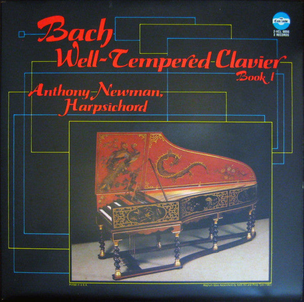 Johann Sebastian Bach - Anthony Newman : Well-Tempered Clavier, Book I  (2xLP, Album, Gat)