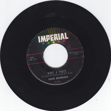 Fats Domino : What A Party / Rockin' Bicycle (7", Single, Ind)