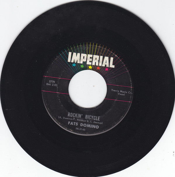 Fats Domino : What A Party / Rockin' Bicycle (7", Single, Ind)