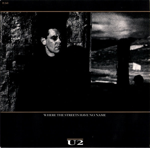 U2 : Where The Streets Have No Name (7", Single, Red)