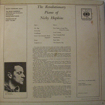 Nicky Hopkins : The Revolutionary Piano Of Nicky Hopkins (LP, Album, Mono)