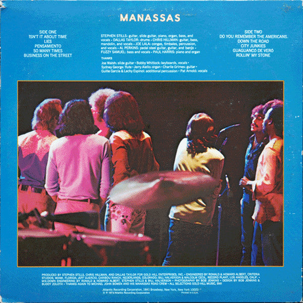 Stephen Stills, Manassas : Down The Road (LP, Album, RI )