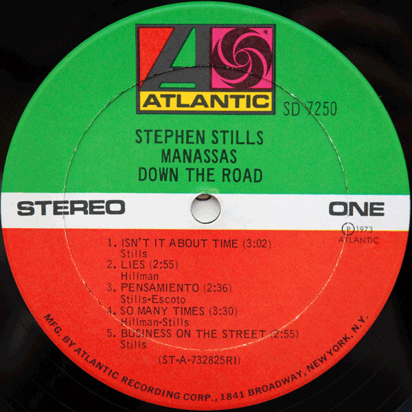 Stephen Stills, Manassas : Down The Road (LP, Album, RI )