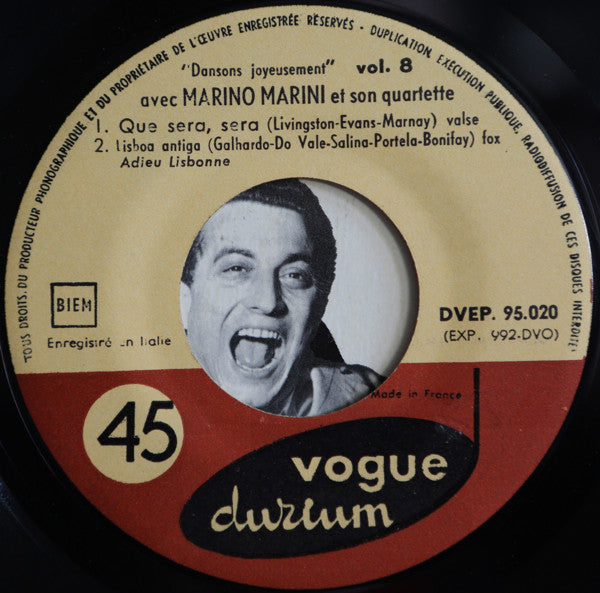 Marino Marini Ed Il Suo Quartetto : Que Sera Sera (7", EP)