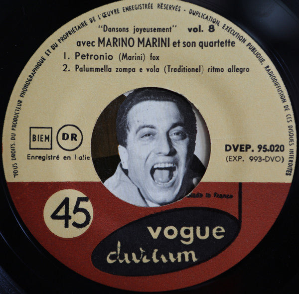 Marino Marini Ed Il Suo Quartetto : Que Sera Sera (7", EP)