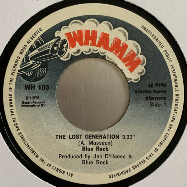 Blue Rock (2) : The Lost Generation (7", Single)