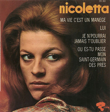 Nicoletta (2) : Ma Vie C'est Un Manège (7", EP)