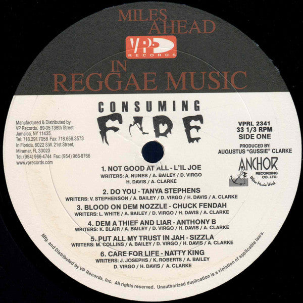 Various : Consuming Fire (LP, Comp)