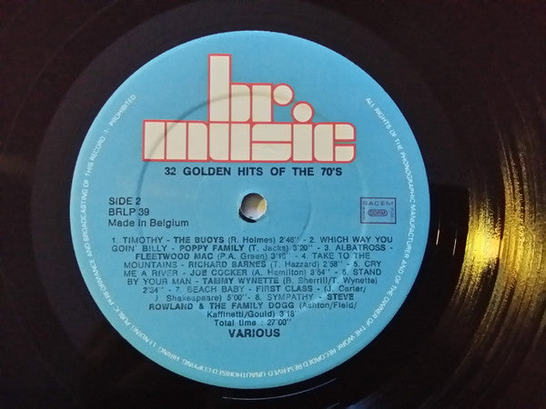 Various : Golden Hits Of The 70s (2xLP, Comp, Gat)