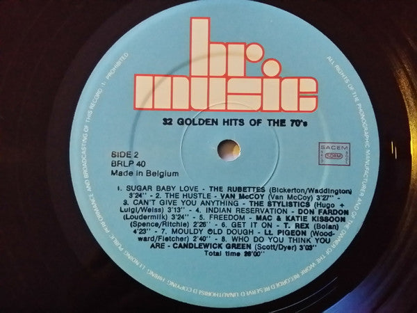 Various : Golden Hits Of The 70s (2xLP, Comp, Gat)