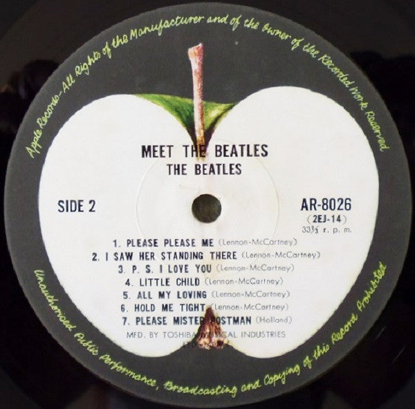 The Beatles : Meet The Beatles! (LP, Album, Mono, RE)