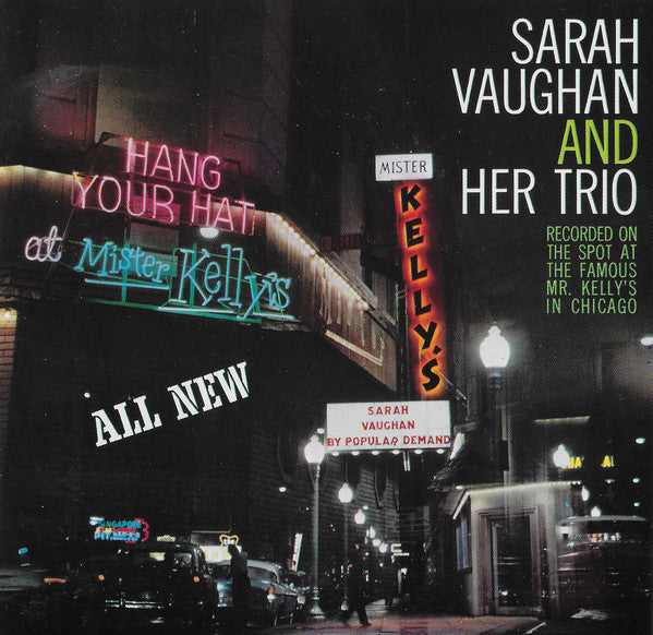 Sarah Vaughan And Her Trio : Sarah Vaughan At Mister Kelly's (CD, Album, RE, RM)