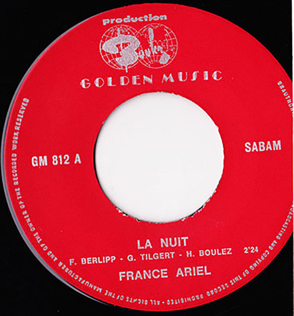 France Ariel : La Nuit (7", Single)