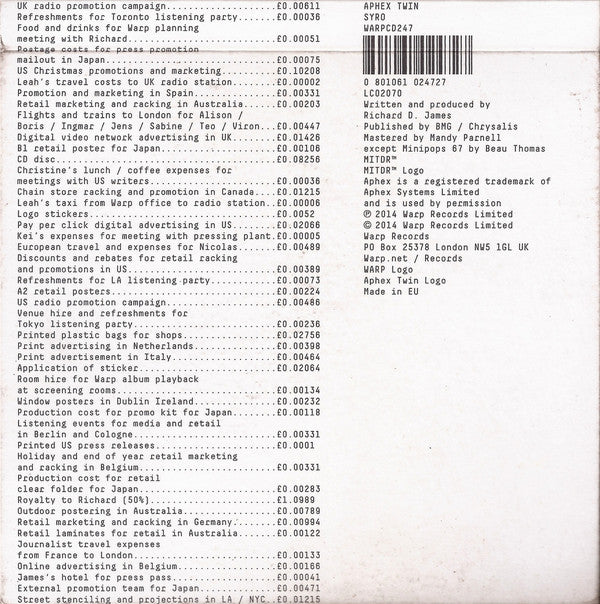 Aphex Twin : Syro (CD, Album)