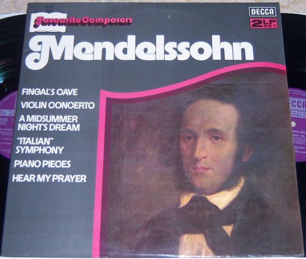 Felix Mendelssohn-Bartholdy : Favourite Composers (2xLP, Comp)