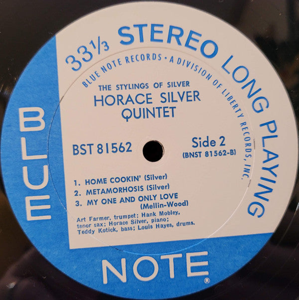 The Horace Silver Quintet : The Stylings Of Silver (LP, Album, RE, Lib)