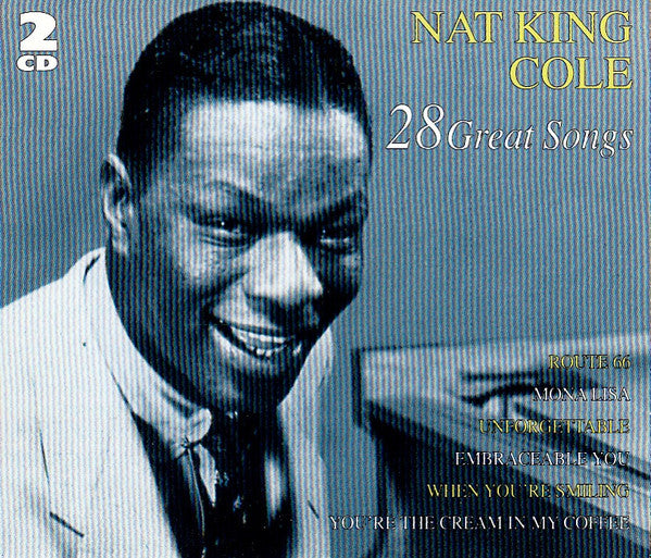 Nat King Cole : 28 Great Songs (2xCD, Comp)