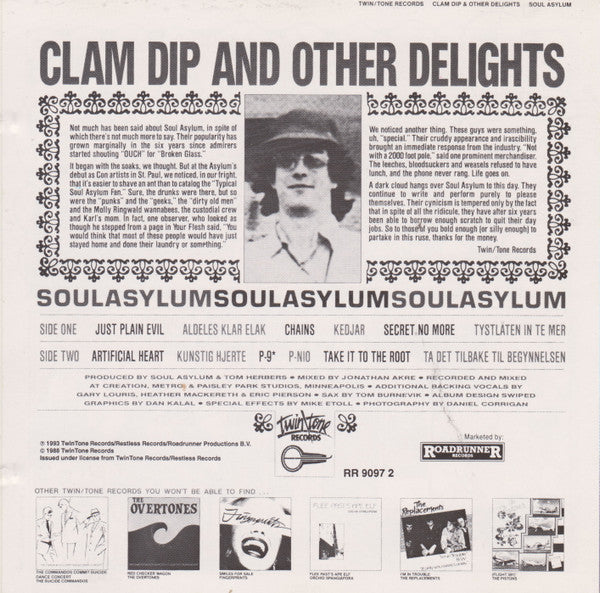 Soul Asylum (2) : Clam Dip & Other Delights (CD, EP, RE)