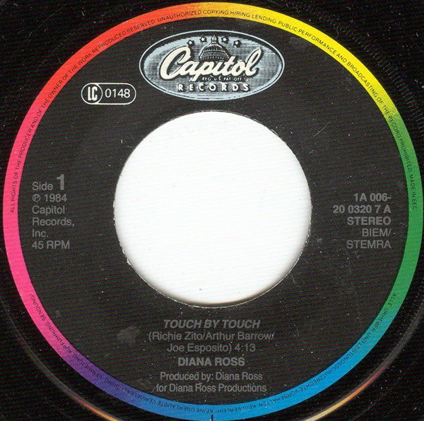 Diana Ross : Touch By Touch (7", Single)