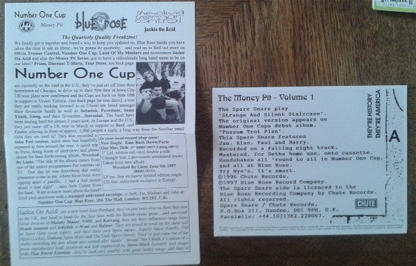 Number One Cup / Spare Snare : Smile, It's Sugar / Strange And Silent Staircase - The Money Pit - Volume 1 (7", Single, Ltd)