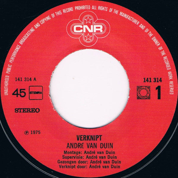 André van Duin : Verknipt (7", Single)