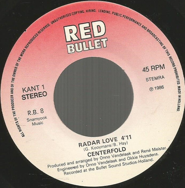 Centerfold : Radar Love (7", Single, Not)