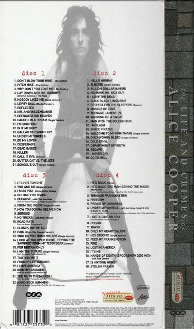 Alice Cooper (2) : The Life And Crimes Of Alice Cooper (4xCD, Comp + Box)