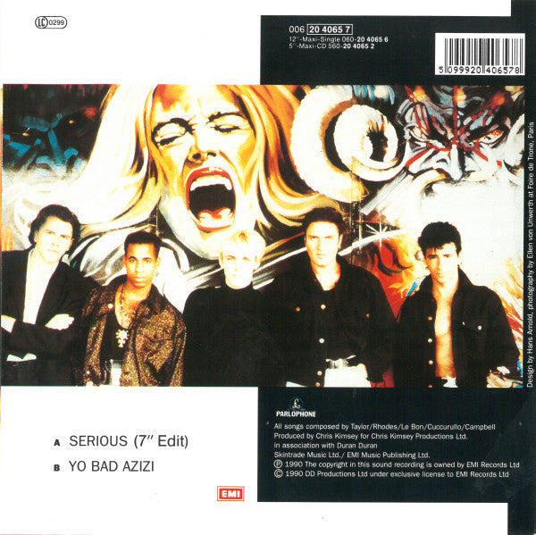 Duran Duran : Serious (7", Single)