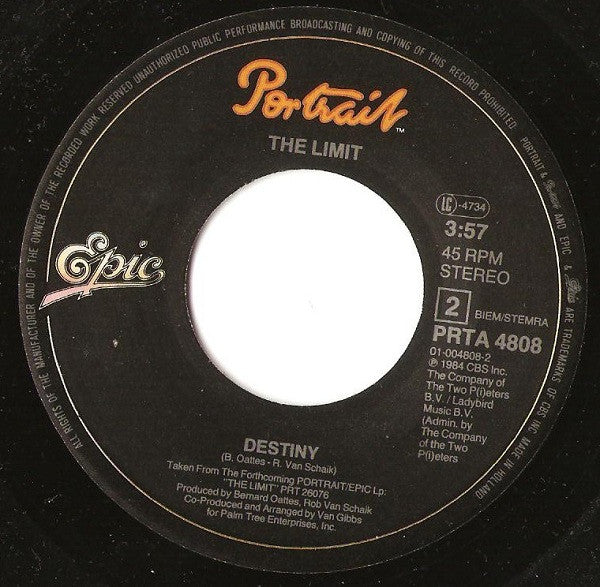 The Limit (2) : Say Yeah (Edit) (7", Single)