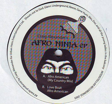 Craig Alexander : Afro Ninja  EP (12", EP)