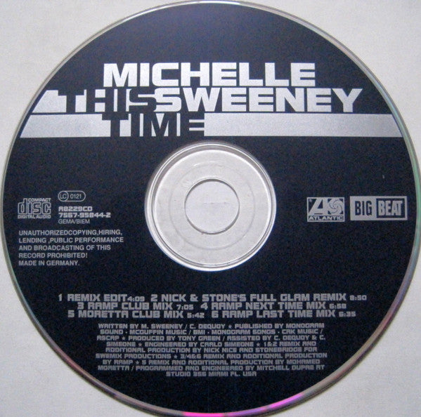 Michelle Sweeney : This Time (CD, Single)