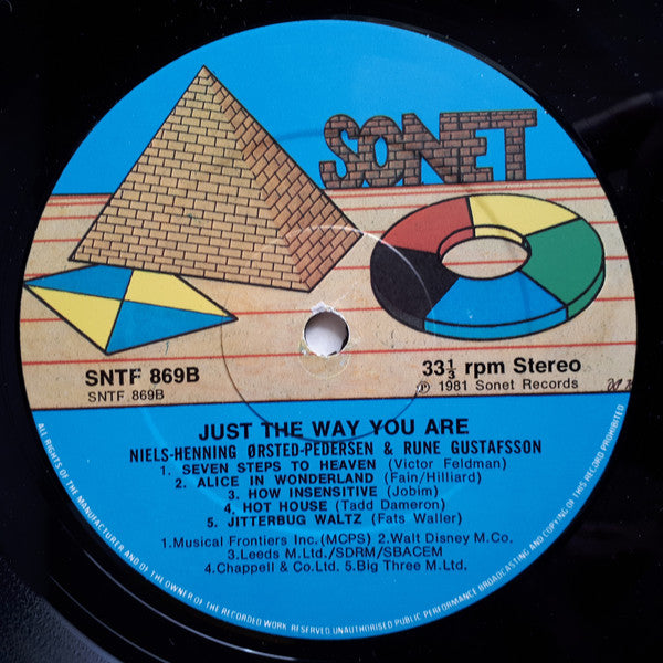 Niels-Henning Ørsted Pedersen & Rune Gustafsson : Just The Way You Are (LP, Album)